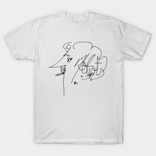 Kurt Vonnegut Self Portrait T-Shirt